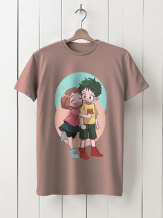 Футболка унисекс HYPNOTICA Аниме My Hero Academia - 921 розовая XS