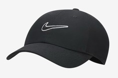 Бейсболка унисекс Nike Club Unstructured Swoosh black, S-M