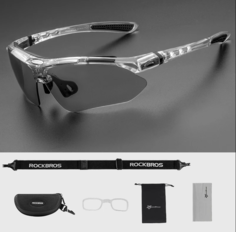 Солнцезащитные очки унисекс RockBros 1000 прозачные