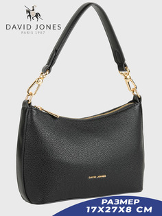 Сумка-багет женская David Jones 6934-CM-DD черная
