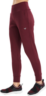 Спортивные брюки женские Bilcee Women Knitting Pants красные XL