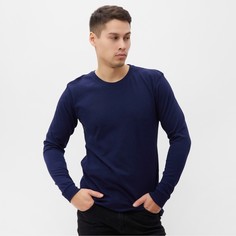 Лонгслив мужской NoBrand 9925292 синий 48 RU