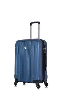 Чемодан унисекс LCase темно-синий, 54,5х34х20 см