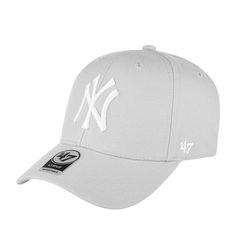 Бейсболка унисекс 47 BRAND B-MVP17WBV New York Yankees MLB серая, one size