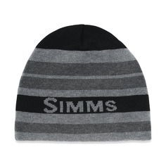 Шапка бини мужская Simms Everyday Beanie carbon stripe, one size