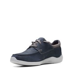 Полуботинки мужские Clarks 26164694 синие 42.5 EU