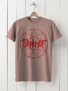Футболка унисекс HYPNOTICA Музыка Slipknot - 1203 розовая S