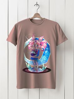 Футболка унисекс HYPNOTICA Аниме Sailor Moon - 1148 розовая S