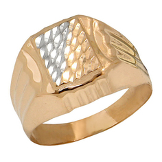 Кольцо из красного золота р. 21,5 Golden Eagle К680