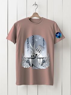 Футболка унисекс HYPNOTICA Игры Hollow Knight -31 розовая 3XL