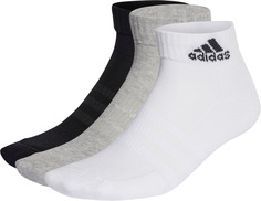 Комплект носков мужских Adidas Cushioned Sportswear Ankle Socks 3 Pairs разноцветных L