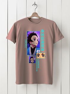 Футболка унисекс HYPNOTICA аниме demon- 40171 розовая XL