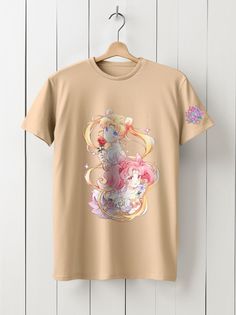 Футболка унисекс HYPNOTICA Sailor Moon Crystal - 88 бежевая M