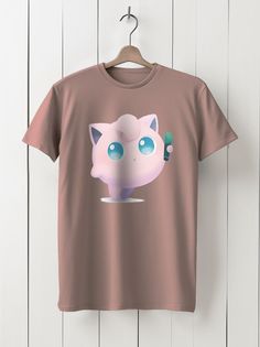 Футболка унисекс HYPNOTICA Аниме Pokemon - 972 розовая XS