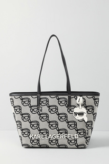 Сумка женская Karl Lagerfeld 235W3127 черная/серая