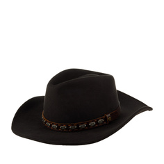 Шляпа унисекс Stetson 3298104 WESTERN WOOLFELT коричневая, р.61