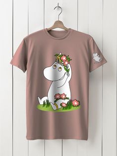Футболка унисекс HYPNOTICA moomin -47 розовая L