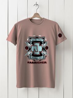 Футболка унисекс HYPNOTICA Музыка Rammstein - 206 розовая 2XL