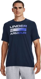 Футболка мужская Under Armour Ua Team Issue Wordmark Ss Tee синяя LGT