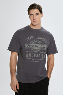 Футболка мужская Finn Flare FSD21078 серая 2XL