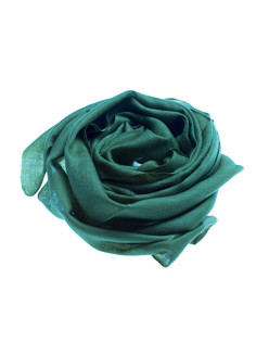 Палантин унисекс PASHMINA EMPORIUM KDS31-394 сине-зеленый, 75х210 см