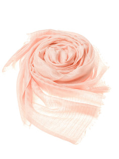 Палантин унисекс PASHMINA EMPORIUM SKWS41-114 светло-персиковый, 76х208 см