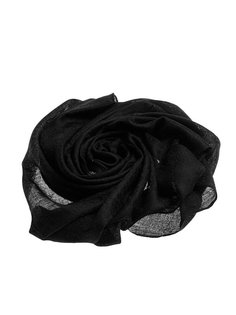 Платок унисекс PASHMINA EMPORIUM PSP01-697 черный, 94х94 см