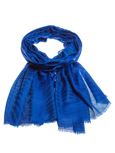 Палантин унисекс PASHMINA EMPORIUM SKWS41-51 ярко-синий, 76х208 см