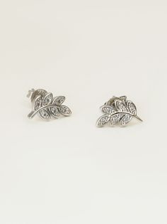 Серьги пусеты из латуни SHINE & BEAUTY 75921-10, кристалл