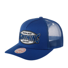Бейсболка Mitchell & Ness HHSS5766-TBLYYPPPBLUE Tampa Bay Lightning NHL синяя, one size Mitchell&Ness