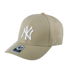 Бейсболка унисекс 47 BRAND B-MVPSP17WBP-KH New York Yankees MLB бежевая, one size