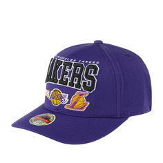 Бейсболка Mitchell & Ness HHSSINTL1264-LALPURP Los Angeles Lakers NBA фиолетовая, one size Mitchell&Ness