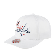 Бейсболка Mitchell & Ness HHSS5758-WCAYYPPPWHIT Washington Capitals NHL белая, one size Mitchell&Ness
