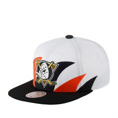 Бейсболка унисекс Mitchell & Ness 6HSSSH22088-ADUWHIT Anaheim Ducks NHL белая, one size Mitchell&Ness