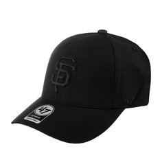Бейсболка унисекс 47 BRAND B-MVP22WBV-BKB San Francisco Giants MLB черная, one size
