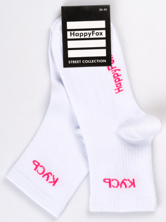 Носки женские Happy Fox HF0238 белые 36-40