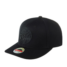 Бейсболка Mitchell & Ness HHSS5461-P76YYPPPBLCK Philadelphia 76Ers NBA черная, one size Mitchell&Ness