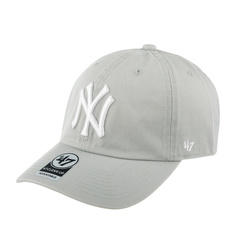 Бейсболка унисекс 47 BRAND B-RGW17GWS-GY New York Yankees MLB светло-серая, one size