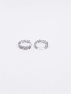 Серьги конго из латуни SHINE & BEAUTY 74606-1, кристалл