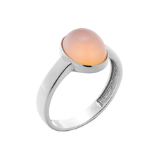 Кольцо из серебра р.16,5 TOP CRYSTAL 41445449П, халцедон