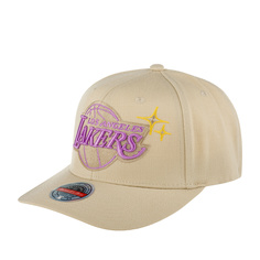 Бейсболка Mitchell & Ness HHSSINTL1243-LALCREA Los Angeles Lakers NBA кремовая, one size Mitchell&Ness