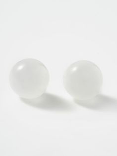 Серьги пусеты из латуни SHINE & BEAUTY SK00005, нефрит