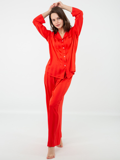 Пижама женская FAiZ 8024 красная 3XL