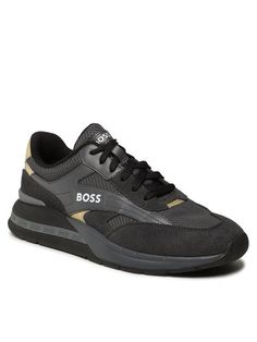 Кроссовки мужские BOSS Kurt 50499076 черные 41 EU