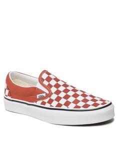 Слипоны мужские Vans Classic Slip-O VN0A7Q5DGWP1 оранжевые 43 EU