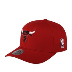 Бейсболка унисекс MITCHELL NESS MN-NBA-EU127-CHIBUL-RED Chicago Bulls NBA красная, р. 56 Mitchell&Ness