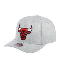 Бейсболка унисекс MITCHELL NESS 6HSSMM19363-CBUGYHT Chicago Bulls NBA светло-серая Mitchell&Ness
