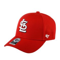 Бейсболка унисекс 47 BRAND B-MVP23WBV-RDC St. Louis Cardinals MLB красная, one size