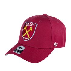 Бейсболка унисекс 47 BRAND EPL-MVP17WBV West Ham United FC EPL красная, one size