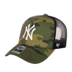 Бейсболка унисекс 47 BRAND B-CBRAN17GWP New York Yankees MLB камуфляж, one size